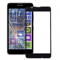 Frontscheibe Äußere Glasobjektiv für Microsoft Lumia 640 (Schwarz) 