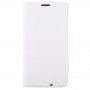 For Microsoft Lumia 640 Horizontal Flip Leather Case with Card Slot + Back Cover(White)