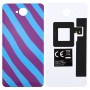 For Microsoft Lumia 650 Colorful PC Material Battery Back Cover with NFC Sticker