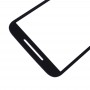 Външен стъклен обектив на предния екран за Motorola Moto G (3RD Gen) (черен)