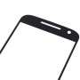Frontscheibe Äußere Glasobjektiv für Motorola Moto G4 (Schwarz)