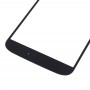 Přední obrazovka vnější skleněná čočka pro Motorola Moto G4 (černá)