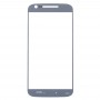 Frontscheibe Äußere Glasobjektiv für Motorola Moto G4 (weiß)