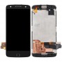 LCD Screen and Digitizer Full Assembly with Frame for Motorola Moto Z Force XT1650-02(Black)