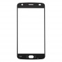 Frontscheibe Äußere Glasobjektiv für Motorola Moto Z2 Play (Schwarz)