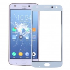 Spielen für Motorola Moto Z2 Frontscheibe Äußere Glaslinse (weiß)