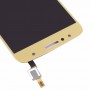 מסך LCD ו Digitizer מלא עצרת עבור מוטורולה Moto G5S פלוס (זהב)