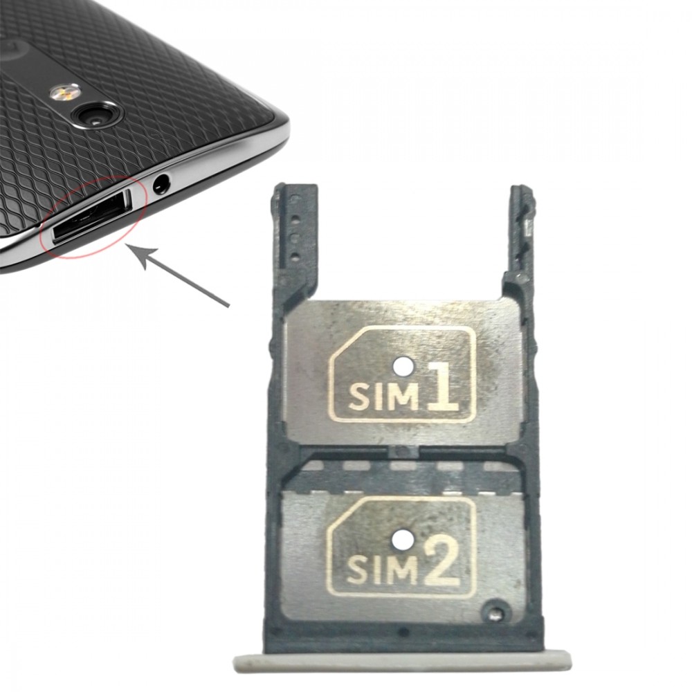 2 SIM-kaardi salv + Micro SD Card Tray Motorola Moto X Play / XT1565