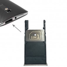 SIM Card Tray + Micro SD Card Tray for Motorola Moto X Style / XT1575(Silver) 