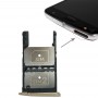 2 SIM karty zásobník + Micro SD Card Tray pro Motorola Moto Z Play (Gold)