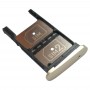 2 SIM-kort fack + Micro SD Kort fack för Motorola Moto Z Play (Guld)