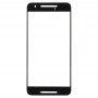 Front Screen Outer Glass Lens for Google Nexus 6P(Black)