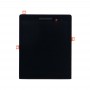 LCD Screen and Digitizer Full Assembly with Frame for BlackBerry P9983(Black)