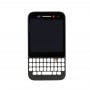 LCD ეკრანზე და Digitizer სრული ასამბლეის ჩარჩო BlackBerry Q5 (Black)