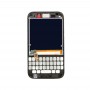 LCD-skärm och Digitizer Full Montering med ram för BlackBerry Q5 (Svart)