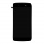 Alcatel One Touch Idol 3 4.7 LTE / 6039 LCD-näyttö ja digitoiva Täysi Assembly Frame (musta)