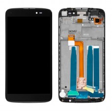 LCD Screen and Digitizer Full Assembly with Frame for Alcatel One Touch Idol 3 5.5 LTE / 6045 (Black)
