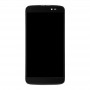 LCD ეკრანზე და Digitizer სრული ასამბლეის ჩარჩო Alcatel One Touch Idol 3 5.5 LTE / 6045 (Black)