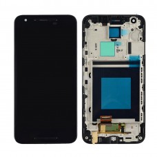 ЖК-екран і дігітайзер Повне зібрання з рамкою для LG Nexus 5X H791 H790 (чорний)