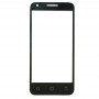 Front Screen Outer Glass Lens for Alcatel One Touch Pixi 3 4.5 / 5019 (Black)