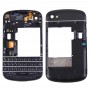 3 in 1 for BlackBerry Q10 (Keyboard + Middle Frame Bezel + Back Plate Housing Camera Lens Panel) Full Assembly Housing Cover