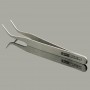 Gooi TS-15 Steel Bend Tweezers(Silver)