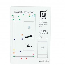 iPhone 4のためのJIAFA磁気ネジマット 