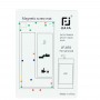 JIAFA Magnetické šrouby Mat pro iPhone 4