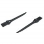 10 PCS JIAFA P8842 Flat Head Shrill Tail Cleaning Brush, Length: 8.5cm(Black)