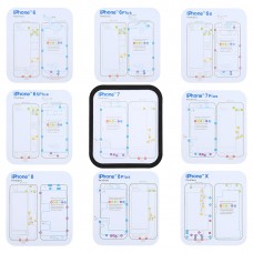 Magnetic Memory Screws Mat for iPhone XR & iPhone XS & iPhone XS Max & iPhone X & 8 & 8 Plus & 7 & 7 Plus & 6s Plus & 6s & 6 & 6 Plus, Size: 