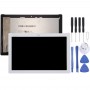 Écran LCD et Digitizer Assemblée complète pour Asus ZenPad 10 Z300c / Z300CG / Z300CL / Z300CNL / P023 / P01T (Vert Flex Version câble) (Blanc)