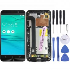 LCD Screen and Digitizer Full Assembly with Frame for Asus Zenfone GO ZB552KL X007D(Black)