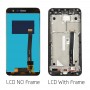 Pantalla LCD y digitalizador Asamblea con marco completo para Asus ZenFone 3 ZE520KL Z017D Z017DA Z017DB (Negro)