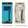 Pantalla LCD y digitalizador Asamblea con marco completo para Asus ZenFone 3 ZE520KL Z017D Z017DA Z017DB (Oro)