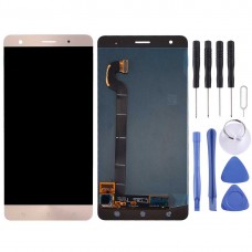 LCD Screen and Digitizer Full Assembly for Asus ZenFone 3 Deluxe / ZS570KL / Z016D(Gold) 