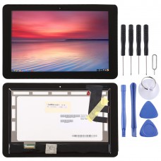 LCD Screen and Digitizer Full Assembly  for ASUS Chromebook Flip C100PA 10 inch(Black) 