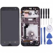 LCD Screen and Digitizer Full Assembly with Frame for ASUS ZenFone Zoom 5.5 inch / ZX551ML (Black)