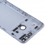 Задняя крышка с объективом камеры и боковыми клавишами для Asus Zenfone Max Plus (M1) / ZB570TL (серая)
