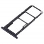 SIM karta Tray + SIM karta zásobník + Micro SD Card Tray pro Asus Zenfone Max Pro (M1) ZB601KL ZB602KL (Black)