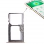 SIM-kort fack + Micro SD-kort fack för Asus Zenfone 3 Max ZC553KL (Guld)
