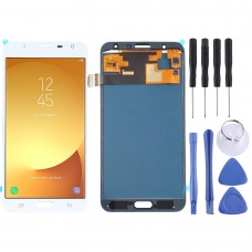 LCD Screen and Digitizer Full Assembly (TFT Material ) for Galaxy J7 Neo, J701F/DS, J701M(White)