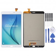 LCD ეკრანზე და Digitizer სრული ასამბლეას Samsung Galaxy Tab E 8.0 T3777 (3G Version) (თეთრი)