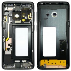 Prostřední rám Rámeček pro Galaxy S9 G960F, G960F / DS, G960U, G960W, G9600 (Black)