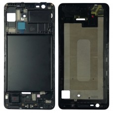 Frontgehäuse LCD-Feld-Anzeigetafelplatte für Galaxy A7 (2018) / A750 (Schwarz)