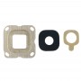 10 PCS Back Camera Bezel & Lens Cover with Sticker for Galaxy C7(Gold)