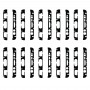 10 PCS frontal de la carcasa adhesivas para Galaxy Note FE, N935, N935F / DS, N935S, N935K, N935L