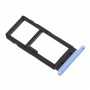 SIM-kort fack + SIM-kort fack / Micro SD-kort fack för HTC Ultra U (blå)