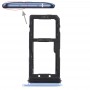 Carte SIM Plateau + carte SIM / Micro SD Card Tray pour HTC U11 (Bleu)