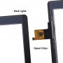 Панел с едно докосване за Huawei MediaPad S7-301 S7-301U S7-303U (черен)