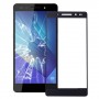 10 PCS Huawei Honor 7 Front Screen Outer klaasläätsedega (Black)